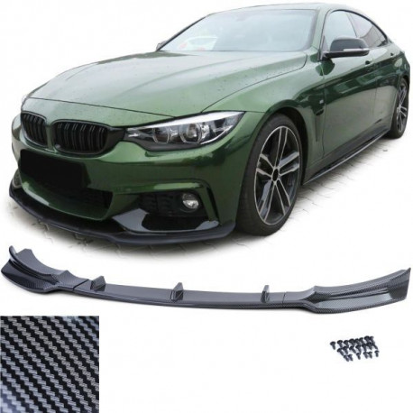 Body kitek és vizuális kiegészítők RACES első splitter BMW 4 Series F32 F33 F36 from 13-hoz, karbon hatású | race-shop.hu