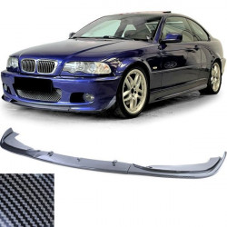 RACES első splitter BMW E46 Coupe Convertible-hez, karbon hatású