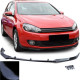 Body kitek és vizuális kiegészítők első sport lökhárító toldat spoiler fényes Fekete VW Golf 6 08-12 | race-shop.hu