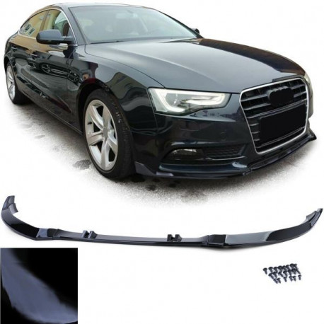 Body kitek és vizuális kiegészítők RACES első splitter (Performance) Audi A5 8T 8F 11-17-hez, fényes fekete | race-shop.hu