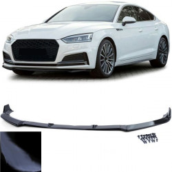 első lökhárító toldat spoiler fényes Fekete Audi A5 F5 16-tól