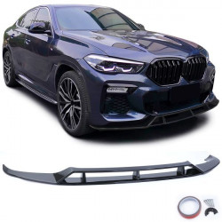 RACES első splitter (Performance) BMW X6 G06 from 19-hez, fényes fekete