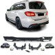 Body kitek és vizuális kiegészítők hátsó sport diffúzor készlet kipufogóvégekkel Fekete Mercedes GLS X166 15-19 | race-shop.hu