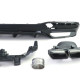 Body kitek és vizuális kiegészítők hátsó sport diffúzor készlet kipufogóvégekkel Fekete Mercedes GLS X166 15-19 | race-shop.hu