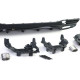 Body kitek és vizuális kiegészítők hátsó sport diffúzor készlet kipufogóvégekkel Fekete Mercedes GLS X166 15-19 | race-shop.hu