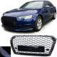 Body kitek és vizuális kiegészítők méhsejt sport hűtőrács Embléma nélkül fényes Fekete Audi A4 B9 8W 15-19 | race-shop.hu