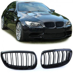 RACES hűtőrács (Sport Double Bar) BMW 3 series E92 E93 06-09-hez, fényes