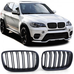 RACES hűtőrács (Sport Double Bar) BMW X5 E70 X6 E71-hez, matt