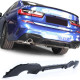 Body kitek és vizuális kiegészítők RACES hátsó diffúzor (Performance) BMW 3 Series G20-hoz, fényes fekete | race-shop.hu