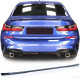 Body kitek és vizuális kiegészítők RACES hátsó diffúzor (Performance) BMW 3 Series G20-hoz, fényes fekete | race-shop.hu