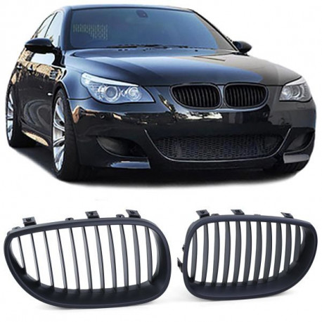 Body kitek és vizuális kiegészítők RACES hűtőrács (Sport Performance) BMW 5 Series E60 E61 03-10-hoz, matt | race-shop.hu