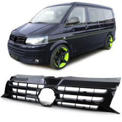 Sport hűtőrács fényes Fekete VW Bus T5 Facelift 09-15