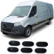 Világítás RACES LED oldalsó irányjelzők 6 Mercedes Sprinter B906 06-16 907 910 18-hoz, fekete | race-shop.hu