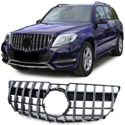 hűtőrács sport fényes Fekete Króm Mercedes GLK X204 facelift 12-15