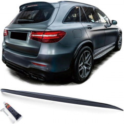 Sport tetőspoiler, hátsó spoiler fényes Fekete Mercedes GLC SUV X253 15-től