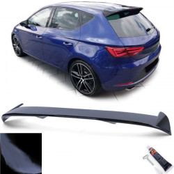 Sport hátsó tető spoiler performance fényes Fekete Seat Leon 3 5F 12-20