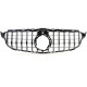Body kitek és vizuális kiegészítők RACES hűtőrács (Sport) Mercedes C Class W205 S205 18-21-hez, fényes fekete króm | race-shop.hu