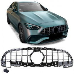 Sport hűtőrács fényes Fekete Króm Mercedes C Class W206 S206 21-től