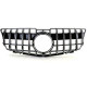 Body kitek és vizuális kiegészítők RACES hűtőrács (Sport) Mercedes GLK X204 08-12 prefacelift-hez, fényes fekete króm | race-shop.hu