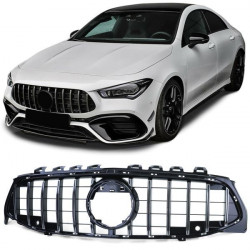 Sport hűtőrács PDC fényes Fekete Króm Mercedes CLA C118 19-től
