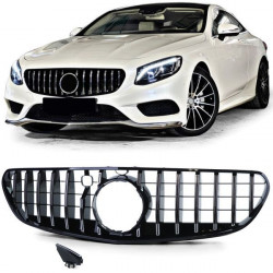 Sport hűtőrács fényes Fekete Króm Mercedes S Coupe 217 Convertible A217 14-17