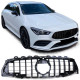 RACES hűtőrács (Sport) Mercedes CLA X118 from 19-hez, fényes fekete