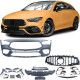 Body kitek és vizuális kiegészítők RACES első lökhárító (Sport) Mercedes CLA X118 from 19-hez, fényes fekete | race-shop.hu