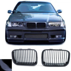 Sport hűtőrács fényes Fekete BMW 3 series E36 prefacelift 91-96