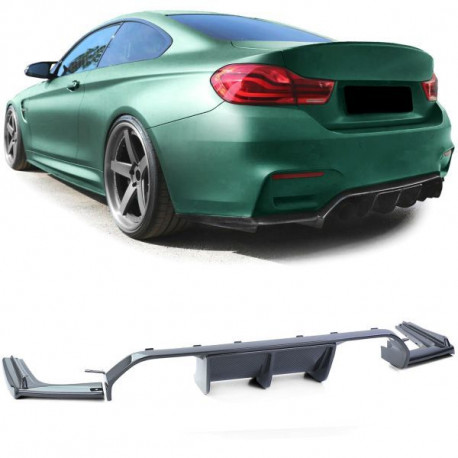 Body kitek és vizuális kiegészítők Teljes karbon hátsó sport diffúzor BMW M3 F80 M4 F82 F83 14-től | race-shop.hu