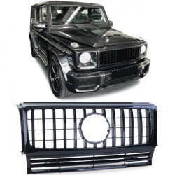 Sport első hűtőrács fényes Fekete Mercedes G Class W463 90-18