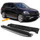 Body kitek és vizuális kiegészítők Alumínium fellépő oldalsó védőburkolttal OE stílus ABE Mercedes ML W166 11-től | race-shop.hu