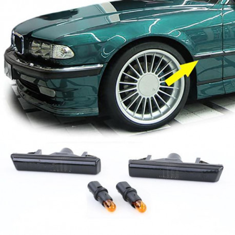 Világítás oldalsó ívek Fekete füstszínű BMW 7 Series E38 94-01 | race-shop.hu