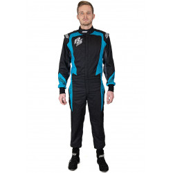 Verseny overál RACES EVO III PRO, aqua kék