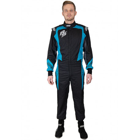Akciók Verseny overál RACES EVO III PRO, aqua kék | race-shop.hu