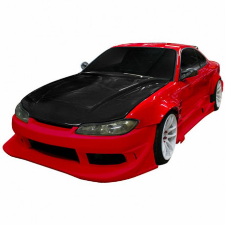 Body kitek és vizuális kiegészítők Origin Labo Attack Line hátsó lökhárító Nissan Silvia S15-ös modellhez | race-shop.hu