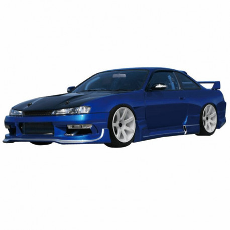 Body kitek és vizuális kiegészítők Origin Labo Racing Line első lökhárító Nissan 200SX S14 modellhez | race-shop.hu