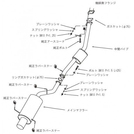 HKS KIPUFOGÓRENDSZER HKS Silent Hi-Power Catback Nissan Silvia S15 | race-shop.hu