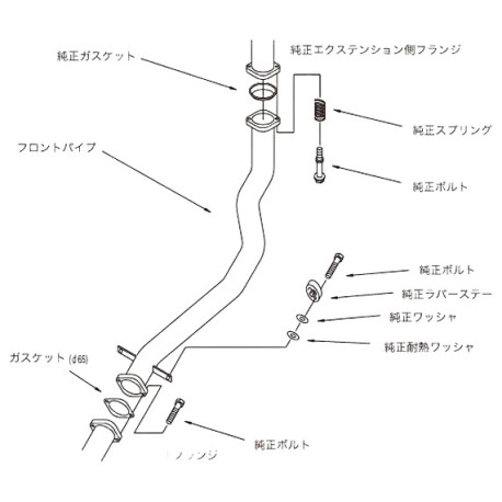 Leömlők HKS Downpipe Mitsubishi Lancer Evo 7 | race-shop.hu