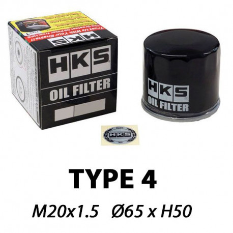 Olajszűrők HKS Type 4 Sports Oil Filter M20x1.5 (Kei Cars Nissan, Mitsubishi) | race-shop.hu