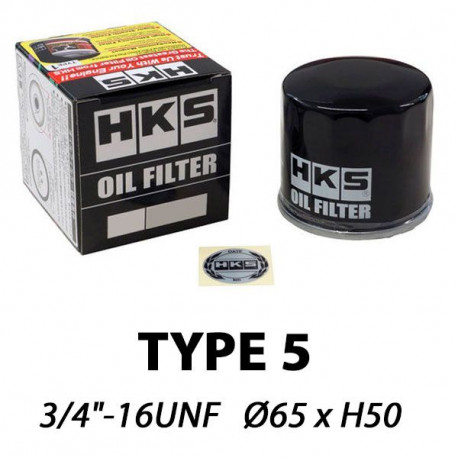 Olajszűrők HKS Type 5 Sports Oil Filter 3/4-16 UNF (Kei Cars Nissan, Mitsubishi, Suzuki) | race-shop.hu
