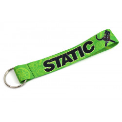Rövid kulcstartó "Static" - Zöld