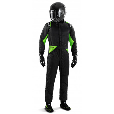 Overálok FIA verseny overál SPARCO Sprint R566, fekete/zöld | race-shop.hu