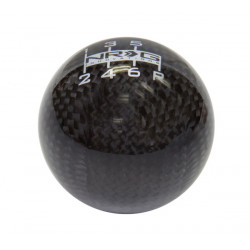 NRG universal shift knob ball style, black carbon fiber (6 speed)