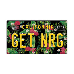 Akasztós autóillatosító NRG Hawaiian License Plate, Aqua Fresh
