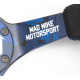 Kormányok 3 küllős sportkormány NRG, 350mm, alcantara, 75mm mélység, fekete/kék | race-shop.hu