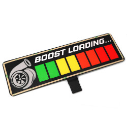 Glowing LED panel "Boost Loading..."