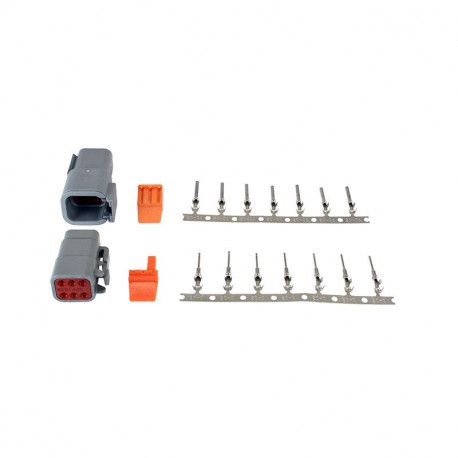 Cables, eyelets, connectors AEM DTM-Style 6 pines knnektor készlet | race-shop.hu