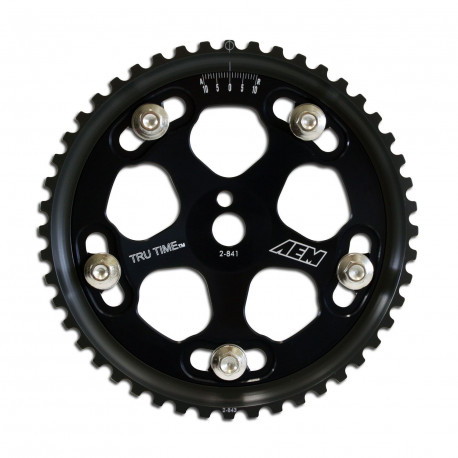 Könnyített Szíjtárcsák és szíjak AEM Tru-Time állítható vezérműtengely Honda H22 | race-shop.hu