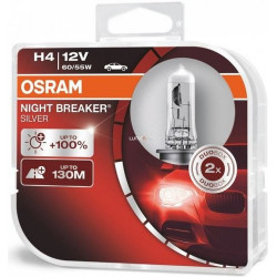 Osram halogén fényszóró lámpák NIGHT BREAKER SILVER H4 (2db)
