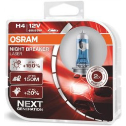 Osram halogén fényszóró lámpák NIGHT BREAKER LASER H4 (2db)